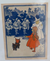 Super Rare, Great Lot / 9 x "1903 The New Wizard of Oz” Lithograph Book Plates