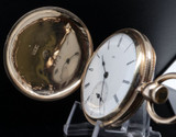 A Wonderful C.1871 Elgin Gail Borden 10s 11J Grade 22 Gold Pocket Watch