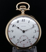 Antique c.1914 Keystone Howard 1907 Series 2 17 Jewel 14k Gold 16s Pocket Watch