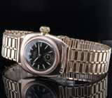 Vintage Rolex Cushion Oyster 9ct Rose Gold Ladies Wrist Watch 9ct Bonklip
