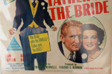 1950 Wintergarden Picture Theatre, Brisbane Window Poster “Father of The Bride"