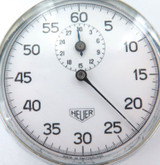 Nice Dial / Scarce Vintage Ed. Heuer 1 Minute Stopwatch.