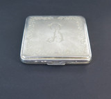Antique .925 Silver Cosmetic Compact, Eagle Hallmark