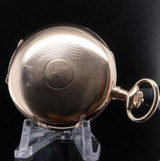 C.1920 Antique German Glashutte 14ct Gold 51.5mm Hunter Pocket Watch & Box