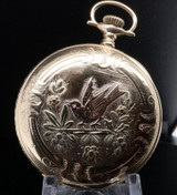 C.1920 Elgin Solid 14K Multi Colour Gold 12s Grade 314 15J Pocket Watch