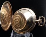 C.1920 Elgin Solid 14K Multi Colour Gold 12s Grade 314 15J Pocket Watch