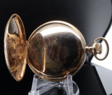 Antique C.1902 Waltham 16s 15J Grade 620 14ct Solid Gold Hunter Pocket Watch