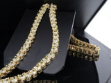 Incredible 20.00cttw Diamond Set 18ct Gold 42cm Necklace Val $69925