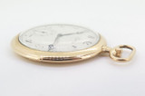 .Antique Cartier 18k Yellow Gold 45.5mm 18J Pocket Watch C.1930s