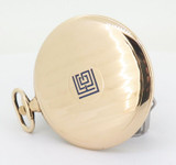 .Antique Cartier 18k Yellow Gold 45.5mm 18J Pocket Watch C.1930s