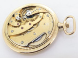 .Antique Cartier 18k Yellow Gold 45.5mm 18J Pocket Watch C.1930s