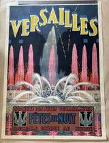 C.1920s French Colour Lithographic Street Poster Artist F. Prodhomme Versailles