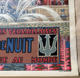 C.1920s French Colour Lithographic Street Poster Artist F. Prodhomme Versailles
