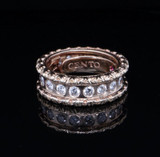 Roberto Coin Cento Florentine Diamond 1.40ct G Vs Eternity 18ct Gold Band $10600