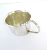 Early - Mid 1900s Childs Small Sterling Silver Cup. Christening Birthday etc