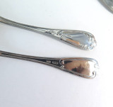 Set of 12 Vintage Italian Made .800 Silver Teaspoons