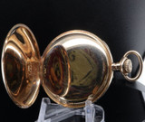 C.1918 Vacheron & Constantin 14K Gold 45.5mm Open Faced Pocket Watch