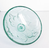 Antique Early - Mid Century Glass Lidded Fruits Dish