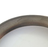 Vintage Sterling Silver Engraved Line Design Bangle Cuff 16.1g