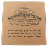 Excellent Condition / Vintage "Dunklings The Jewellers” Melbourne Storage Box.