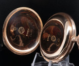 A. Lange & Sohne Glashutte I/S pocket 14K Pink Gold 51mm Hunter Pocket Watch