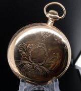 c1899 Waltham Royal Model 1888 16s 17 Jewel 14K Gold OF 51.6mm Pocket Watch