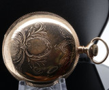 c1899 Waltham Royal Model 1888 16s 17 Jewel 14K Gold OF 51.6mm Pocket Watch