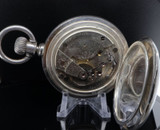 c1886 Hampden model 3 Grade 62 15J 18s Heavy Silver OF Pocket Watch