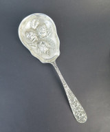 Large Mid-Century Stieff Sterling Silver Berry Serving Spoon.