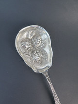 Large Mid-Century Stieff Sterling Silver Berry Serving Spoon.