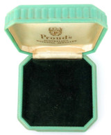 c1950s / 1960s Proud’s Jewellers Green Plastic Hard Shell Display Box.