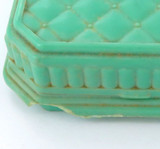 c1950s / 1960s Proud’s Jewellers Green Plastic Hard Shell Display Box.