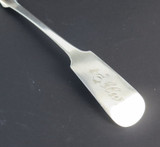 Small Antique Personal Ladle Spoon Engraved Ella by B.H. & Co