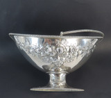 Victorian 1867 Decorative Sterling Silver Sugar Basket