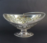 Victorian 1867 Decorative Sterling Silver Sugar Basket