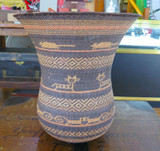 Trio of Mid Century Amazonian Ye'kuana Indigenous Artisan Woven Baskets