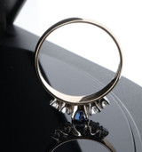 Vintage Australian Sapphire & Diamond 14ct Yellow Gold Ring Size N Val $2910