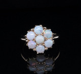 Vintage Opal 14ct Yellow Gold Cocktail Ring Size K Val $2820