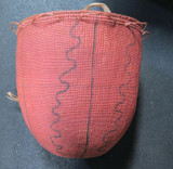 Mid Century Amazonian Yanomami Indigenous Artisan Woven Gathering Basket H 37cm