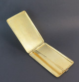 Antique European Gold Gilt .840 Continental Silver Cigarette Case