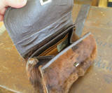Vintage Ladies NZ Made Calf Fur & Hide Fashion Handbag