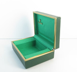 1970s Rolex Bufkor Mens Watch Display Box with Bevelled Shape Base. #5