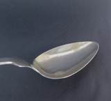 1800s American Coin Silver Serving Spoon by J. B. Akin