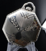 c.1926 Illinois Time King 12s 21 Jewels Gold Filled OF Pocket Watch