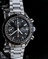 Vintage Omega Speedmaster Reduced Triple Date Chronograph Watch 175.0084