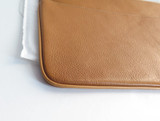 GiGi, New York Large Leather Clutch / Storage Pouch