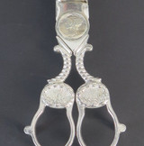 Ornate Vintage American Made Pair of Candle Snuffer Scissors