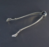 Small Pair of Antique Tiffany & Co Sterling Silver Bird Claw Tongs