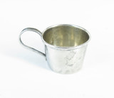1940-50s Childs Small "James" Sterling Silver Cup. Christening Birthday etc