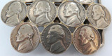 Vintage “Never Broke” Coin Set Buckle. US 5c Coins 1949 - 1980